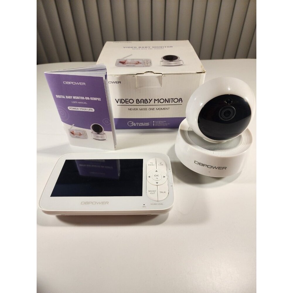 Video Baby Monitor 1080P 5" HD Display Night Vision Two-Way Audio 900ft DBPOWER